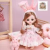 16cm Lovely Rabbit Ear Doll